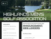 Tablet Screenshot of highlandsmga.com